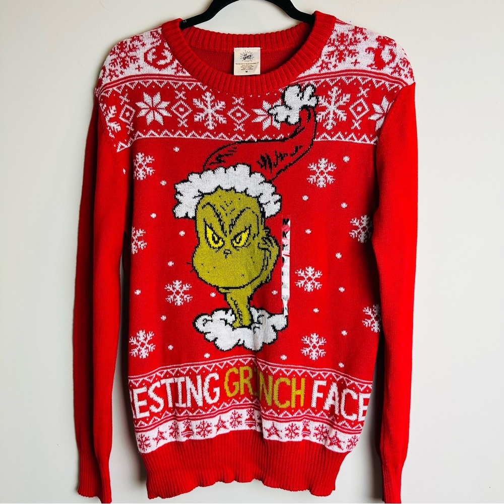 Holiday Time Pug Embroidered/Sequin Ugly Christmas Sweater Size 1X (16W).A88‎
